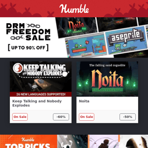 Humble Freedom Bundle