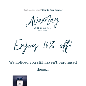 Have 10% off!