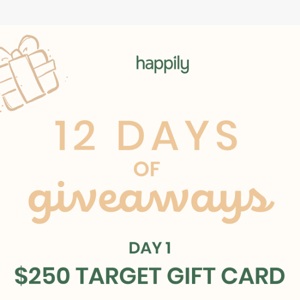 12 Days of ✨ GIVEAWAYS ✨ is Here!