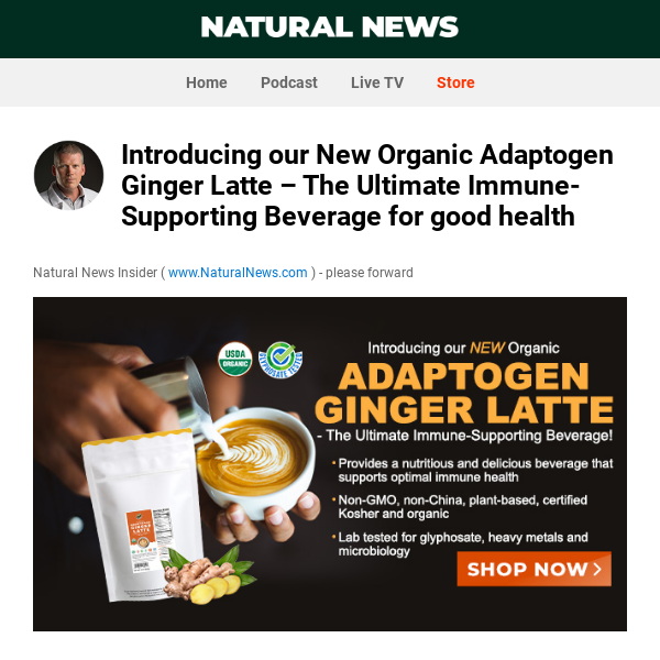 Introducing our New Organic Adaptogen Ginger Latte – The Ultimate Immune-Supporting Beverage for good health