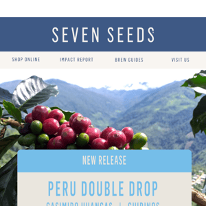 New Releases | Peru Double Drop