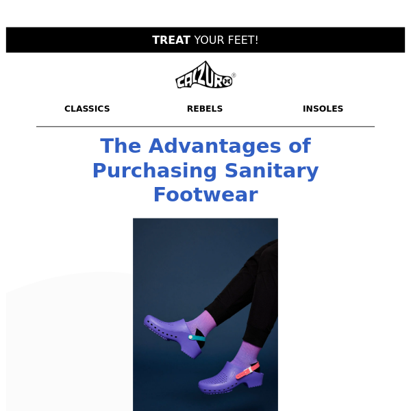 🫧 The Advantages of Purchasing Sanitary Footwear 🫧