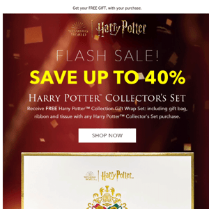 ✨ Save up to 40% Harry Potter™ Collector's Set