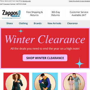 Last Chance: Winter Clearance!