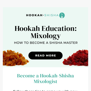 Become a shisha mixologist!