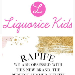 New Brand Alert...Rapife! ❤