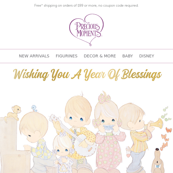 Happy New Year From Precious Moments