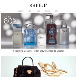 Up to 80% Off Molton Brown London to Olaplex | Luxe Metallics & More