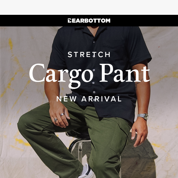 NEW ARRIVAL: Stretch Cargo Pant