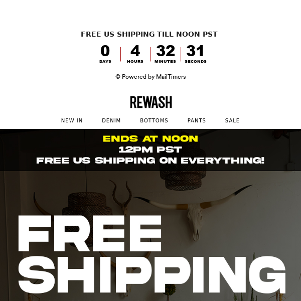 🚨FREE SHIPPING TILL NOON 12pm PST! WE NEVER DO THIS🚨