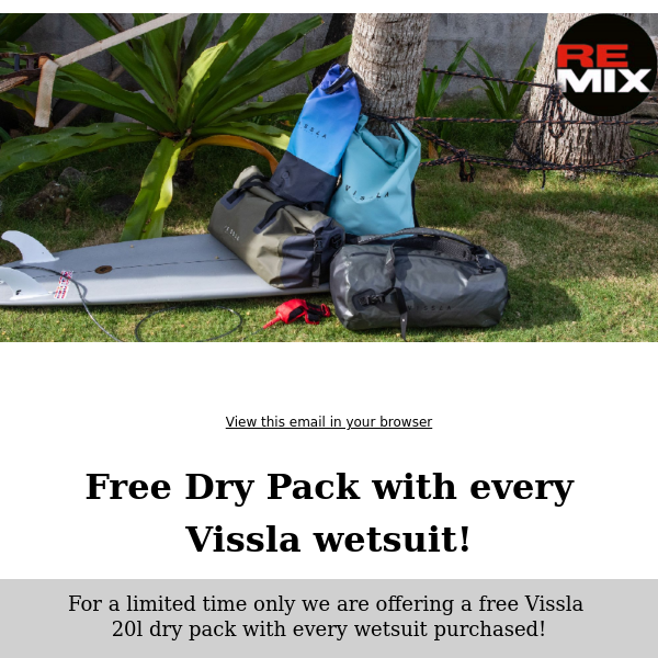 Free Dry Bag!