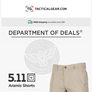 DOD: 46% off 5.11 Shorts 💥