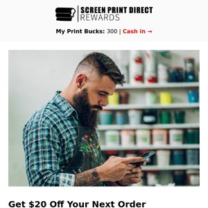 Get $20 Off Your Next Purchase
