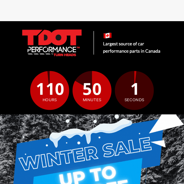 Snowy Savings ❄️ Winter Flash Sale at TDOT
