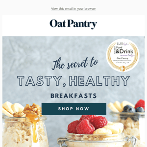 🥣 The secret to a healthy breakfast...