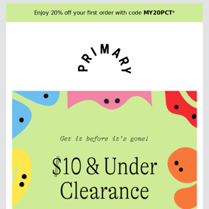 ⭐ $10 & Under Clearance: Graphic tees!