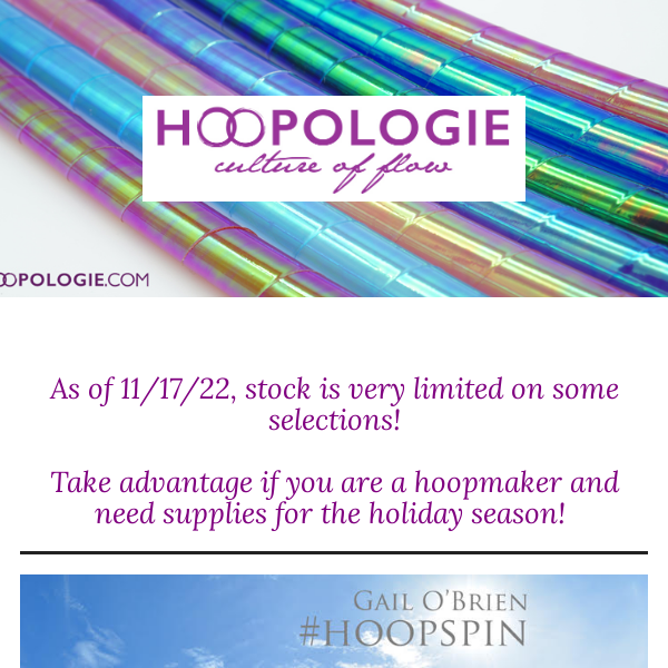 Only 6 days remain for our Holiday Hoopmaker Promotions!! ⭕🎁