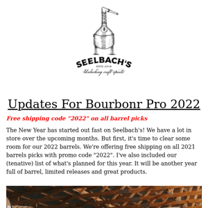 Seelbach's Free Shipping & What's New For 2022