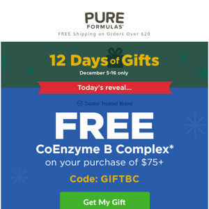 Feel energized with today's FREE gift ($38.96 value)!