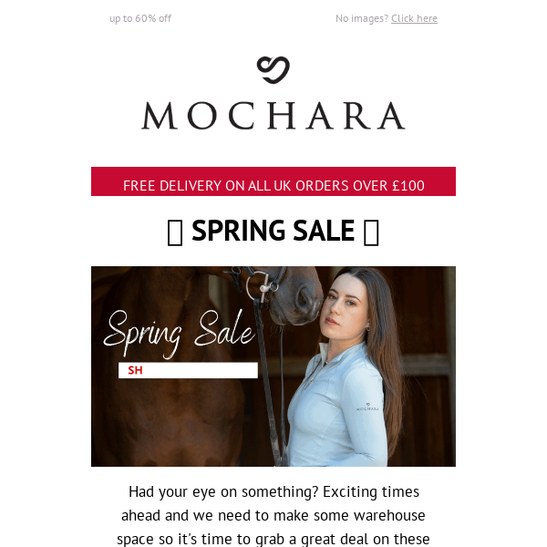 Don't miss our Spring SALE