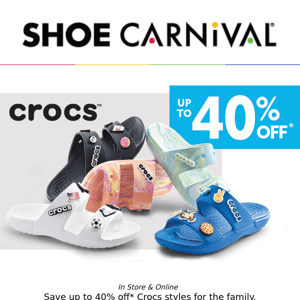 🌡️ Cool down with 40% off Crocs