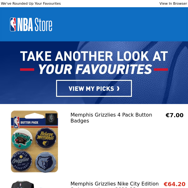 Memphis Grizzlies on X:  All items in the Team Store are 50% off