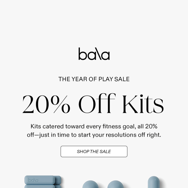 20% OFF kits for every workout 💪🏼