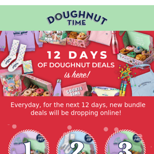 12 Days Of Doughnut Deals Is HERE🎄 🎉