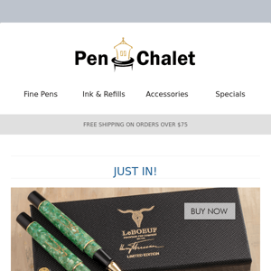 ✒️What's New at Pen Chalet? Check out the latest arrivals...