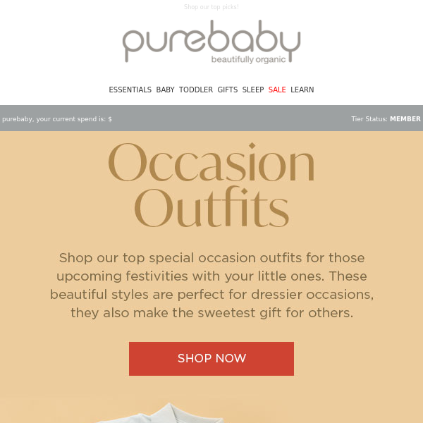 Occasion Outfits | Baby + Toddler