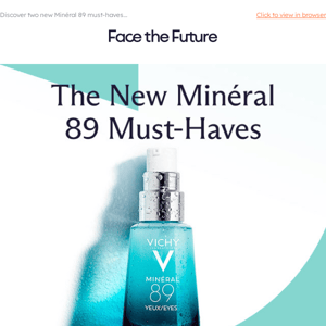 Discover The Vichy Minéral 89 Range, Face the Future
