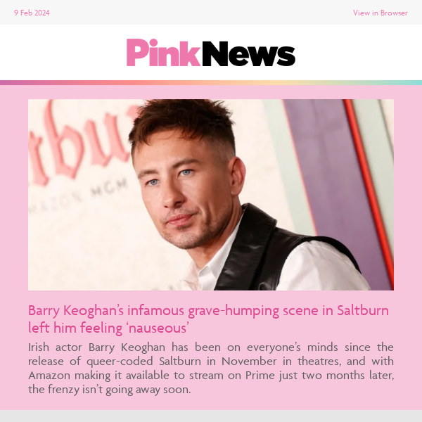 🧂 Saltburn grave humping left Barry Keoghan 'nauseous' 🤢