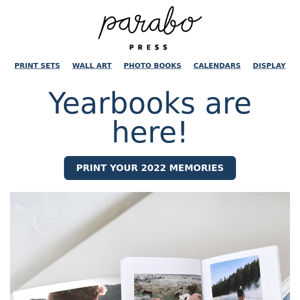 2022 Yearbooks are here!