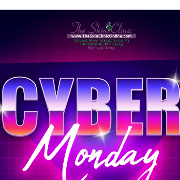 Our Black Friday Extended!  Cyber Monday...Don't miss out.