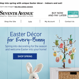 Hippity Hop on Over for a Sneak Peek at Our Newest Easter Décor