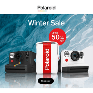 Dive into our winter sale with up to 50% off Polaroid cameras and accessories! ❄️🔥📸