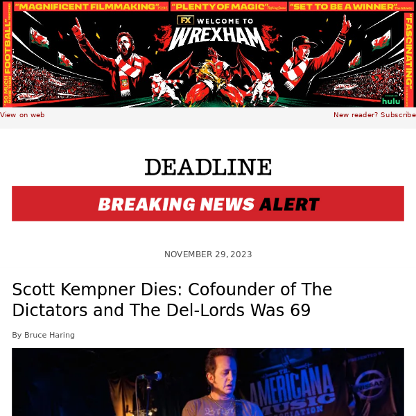 Scott Kempner Dies: Cofounder of  The Dictators and The Del-Lords Was 69