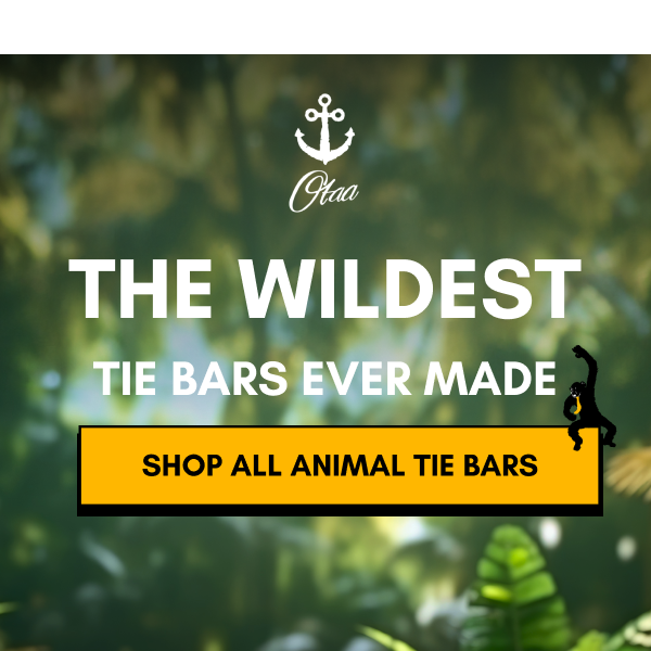 Introducing our New Animal Tie Bars