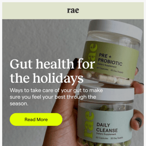 Gut health for the holidays​