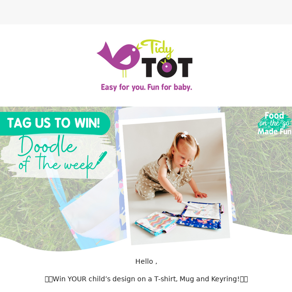 ✨🎉Win YOUR child’s design on a T-shirt, Mug and Keyring!🎉✨