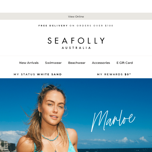 Marloe Banded Bralette Bikini Top - Atoll Blue – Seafolly US