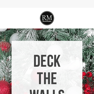 Deck the Walls! Christmas décor just got easier.