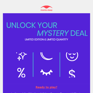 Unlock your mystery deal