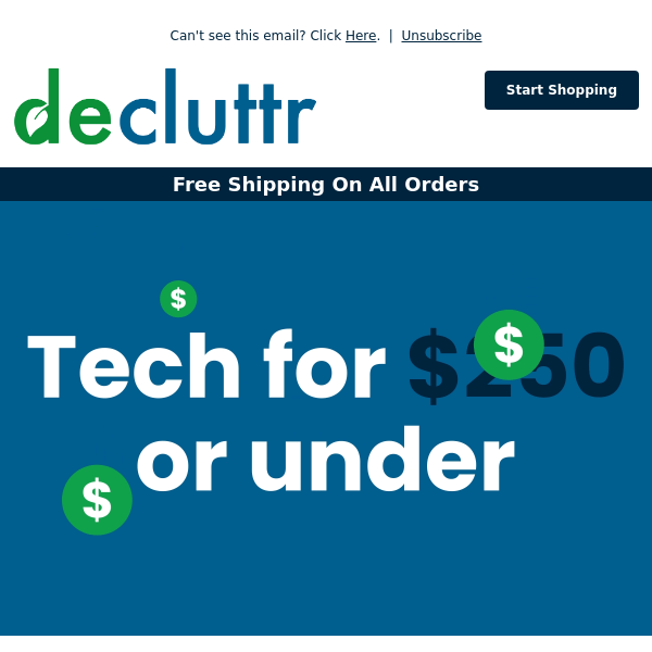 Decluttr, explore budget-friendly tech!  🔎💸