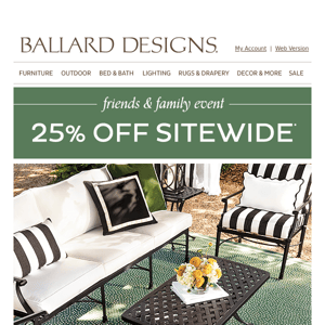 Step into spring with 25% off