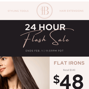 ⚡️ $48 Flat Iron Flash Sale ⚡️