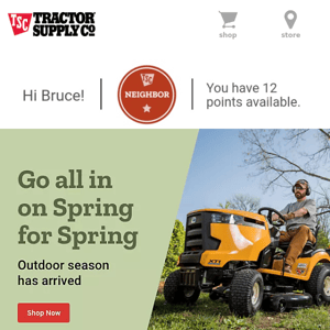 < Exclusive March favorites at Tractor Supply await you >