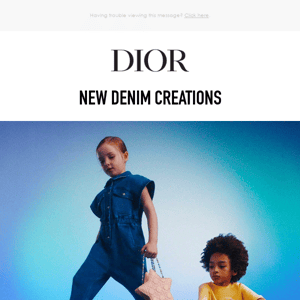 Baby Dior: New Denim Creations