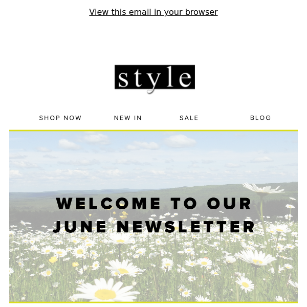 Welcome to Our June Newsletter! ☀️