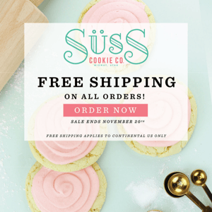 ENDS TONIGHT Free Shipping!